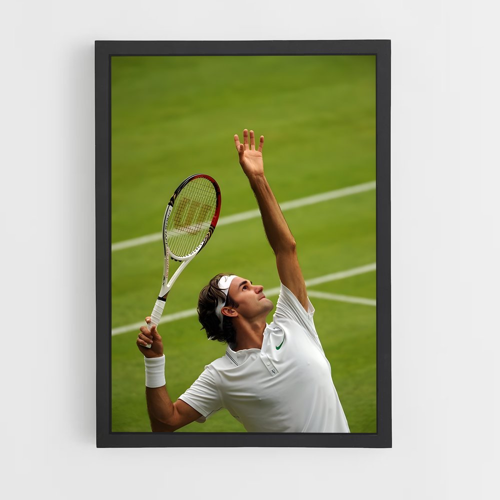 Poster Roger federer – affiche Tennis (vue 2)